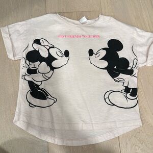 Used condition Minnie Mouse Zara girls shirt 2/3